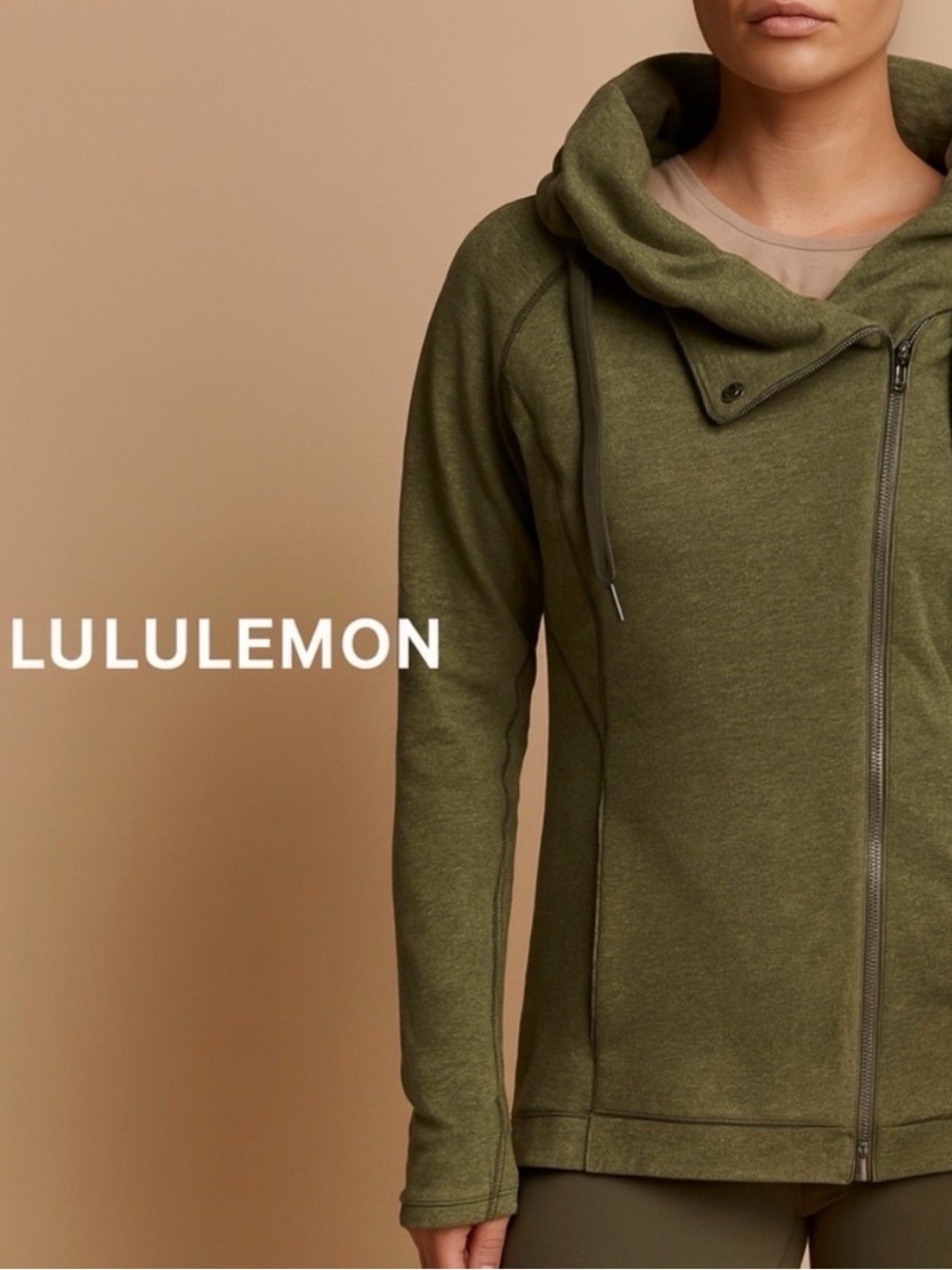 Lululemon Forest/Olive Green Athletic Jacket Size 4
